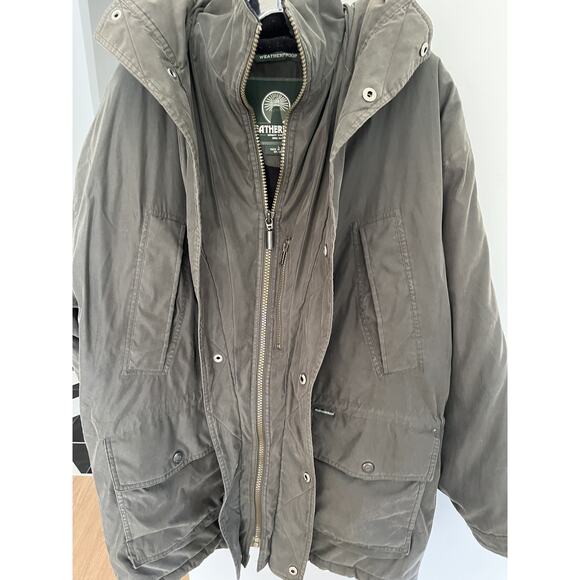 Weatherproof Vintage Men L Jacket Heavy Quilted Lining Utility Outdoors Workwear - Picture 3 of 7